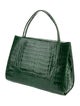 Nancy Gonzalez Crocodile Top Handle Bag