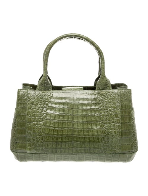 Nancy Gonzalez Crocodile Top Handle Bag