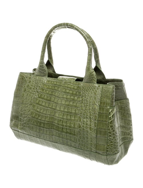 Nancy Gonzalez Crocodile Top Handle Bag