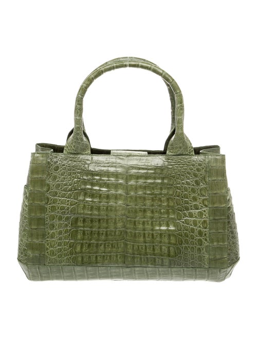 Nancy Gonzalez Crocodile Top Handle Bag