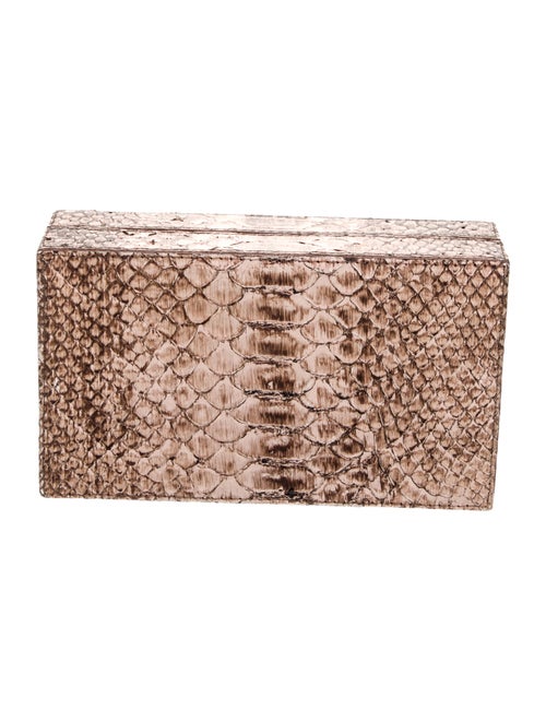 Nancy Gonzalez Snakeskin Clutch