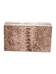 Nancy Gonzalez Snakeskin Clutch