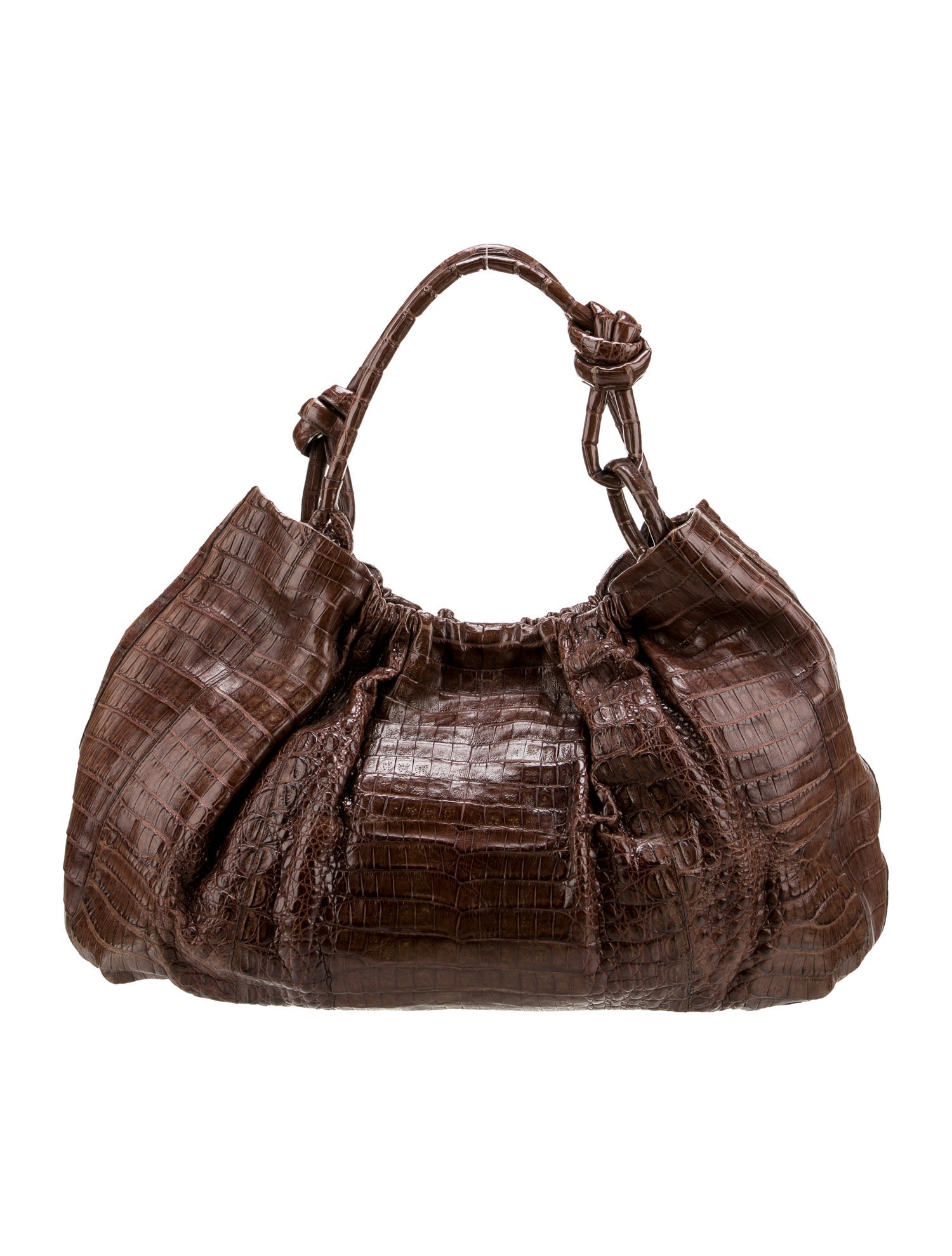Nancy Gonzalez Alligator Shoulder Bag