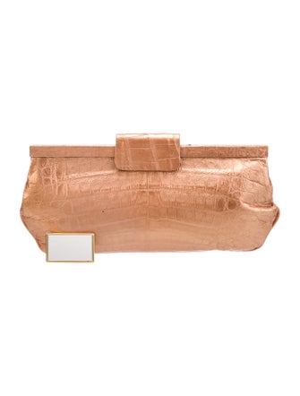 Nancy Gonzalez Crocodile Clutch