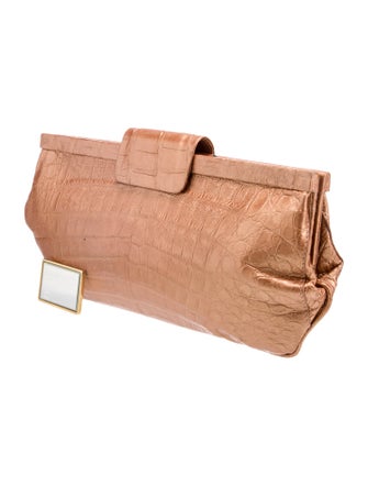 Nancy Gonzalez Crocodile Clutch