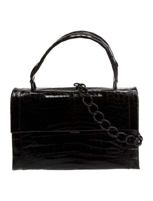 Nancy Gonzalez Crocodile Top Handle Bag