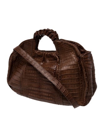 Nancy Gonzalez Crocodile Shoulder Bag