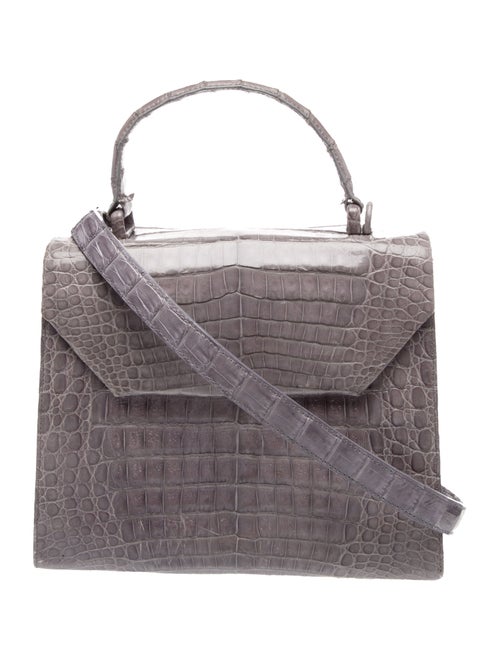 Nancy Gonzalez Crocodile Top Handle Bag
