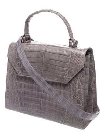 Nancy Gonzalez Crocodile Top Handle Bag