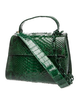 Nancy Gonzalez Python Top Handle Bag
