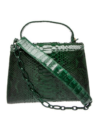 Nancy Gonzalez Python Top Handle Bag