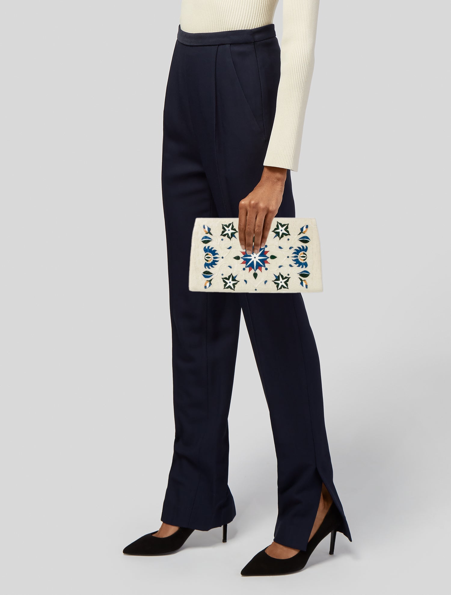 Nancy Gonzalez Crocodile Clutch