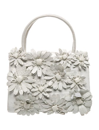 Nancy Gonzalez Crocodile Top Handle Bag