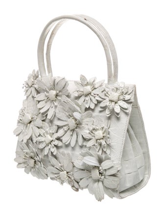 Nancy Gonzalez Crocodile Top Handle Bag