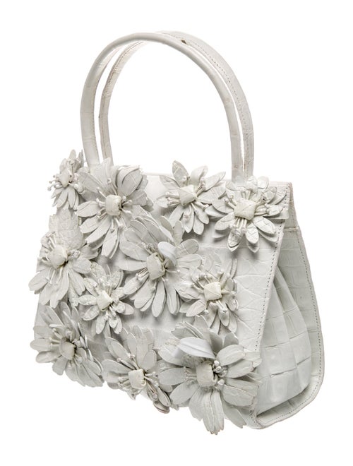 Nancy Gonzalez Crocodile Top Handle Bag