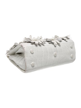 Nancy Gonzalez Crocodile Top Handle Bag