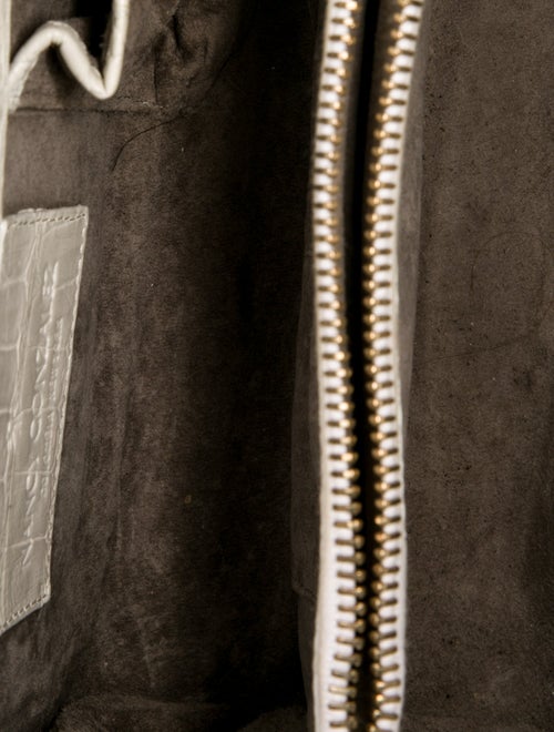 Nancy Gonzalez Crocodile Top Handle Bag