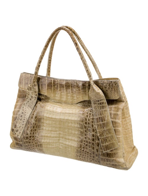 Nancy Gonzalez Crocodile Top Handle Bag
