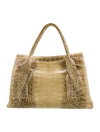 Nancy Gonzalez Crocodile Top Handle Bag