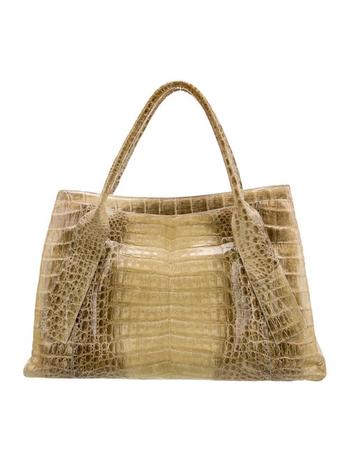 Nancy Gonzalez Crocodile Top Handle Bag