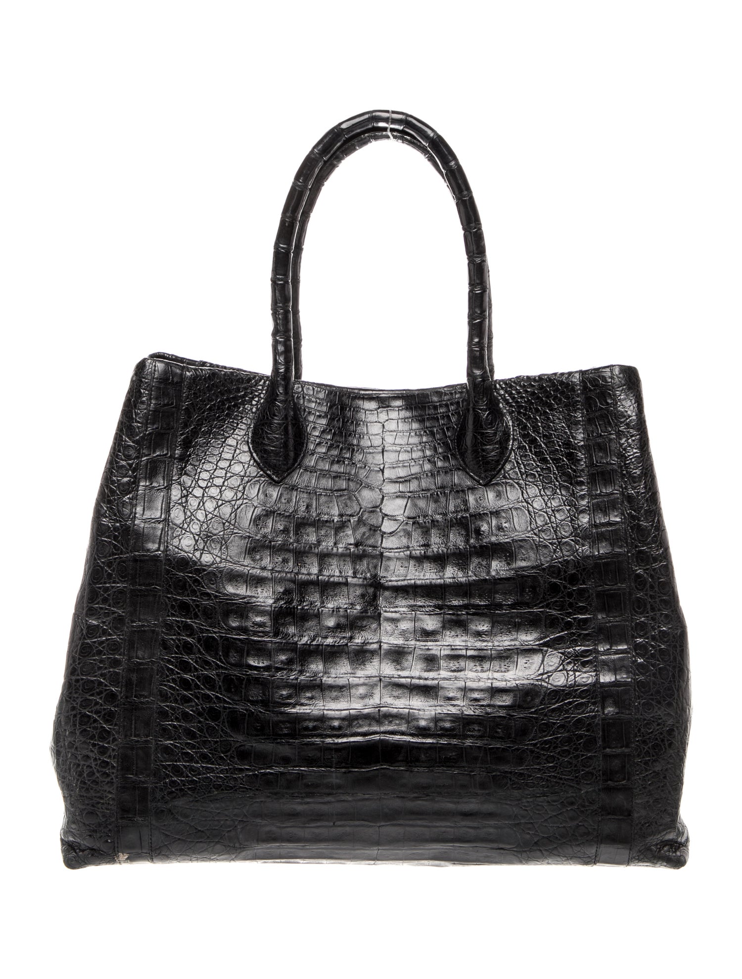 Nancy Gonzalez Crocodile Top Handle Bag