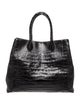 Nancy Gonzalez Crocodile Top Handle Bag