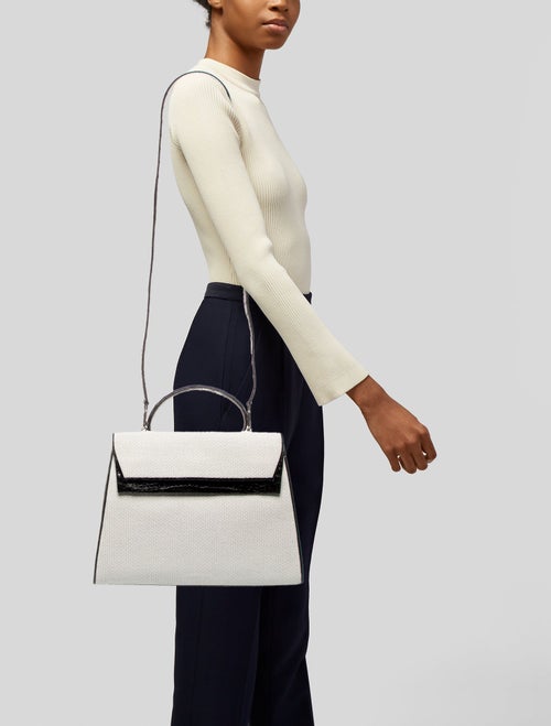 Nancy Gonzalez Straw Shoulder Bag