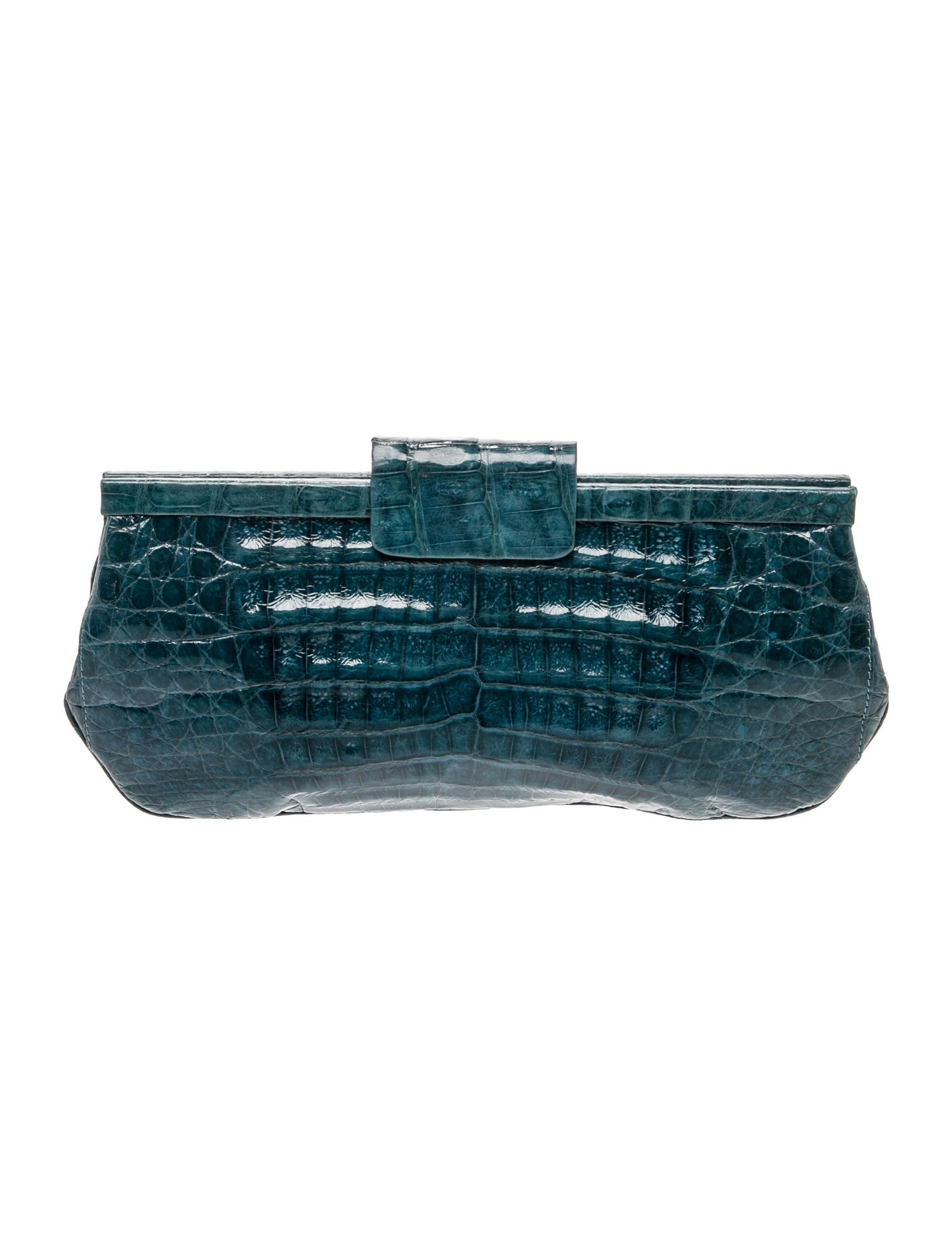 Nancy Gonzalez Crocodile Clutch w/ Tags