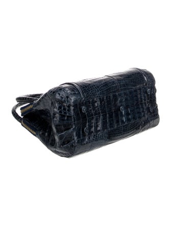 Nancy Gonzalez Alligator Top Handle Bag