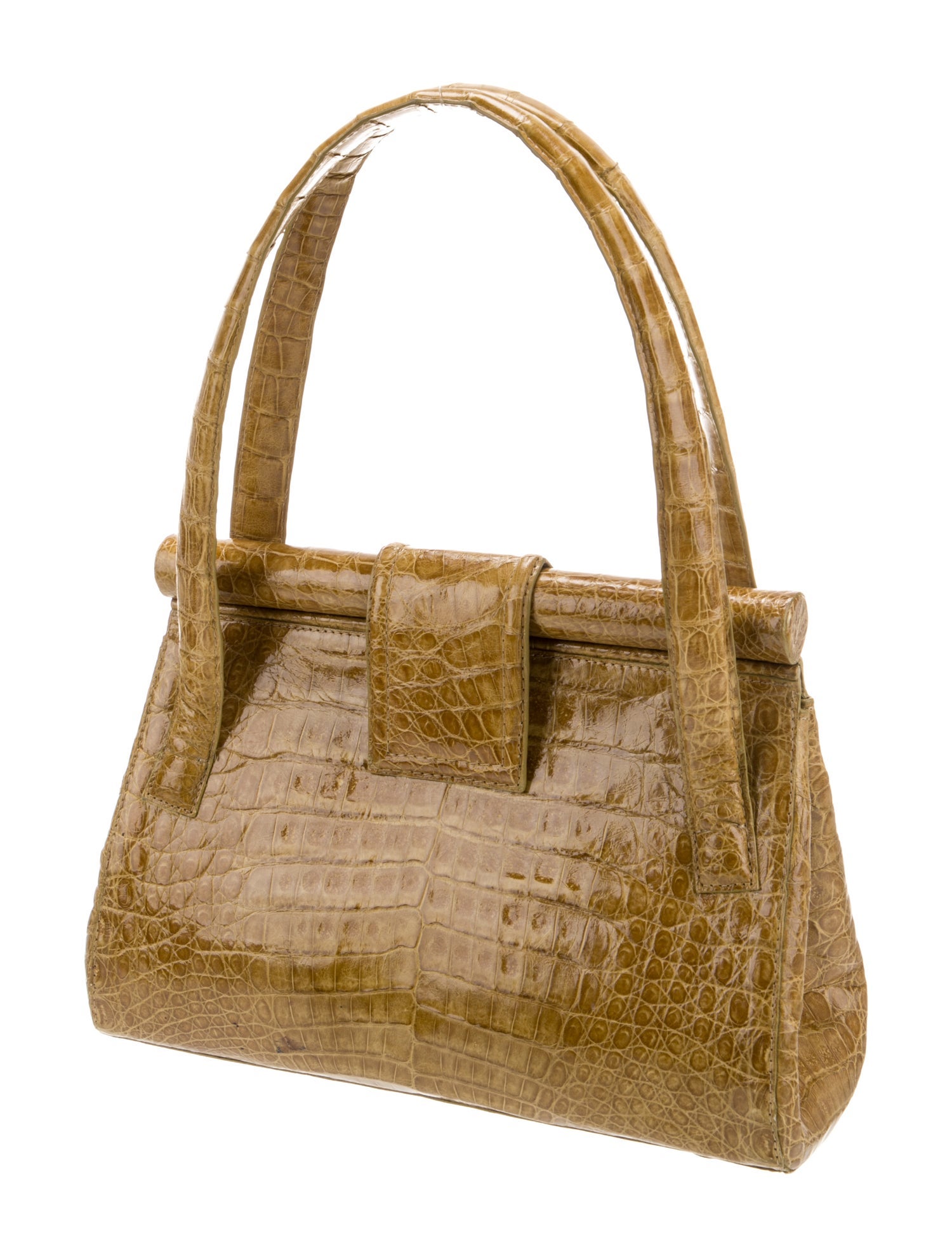 Nancy Gonzalez Crocodile Top Handle Bag