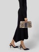 Nancy Gonzalez Snakeskin Clutch