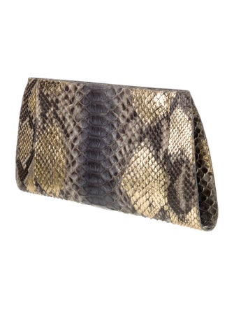 Nancy Gonzalez Snakeskin Clutch