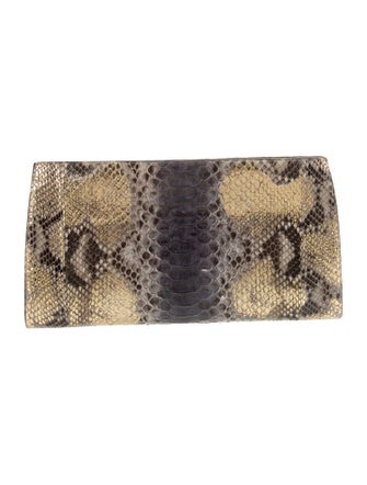 Nancy Gonzalez Snakeskin Clutch