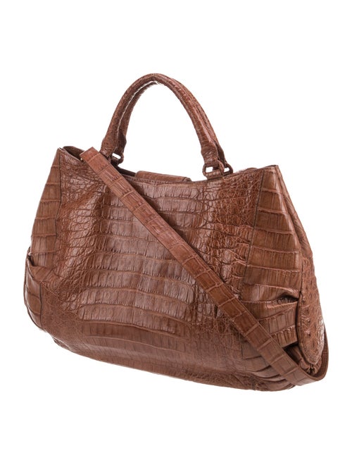 Nancy Gonzalez Crocodile Top Handle Bag