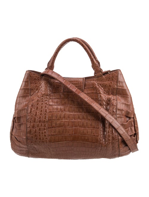 Nancy Gonzalez Crocodile Top Handle Bag