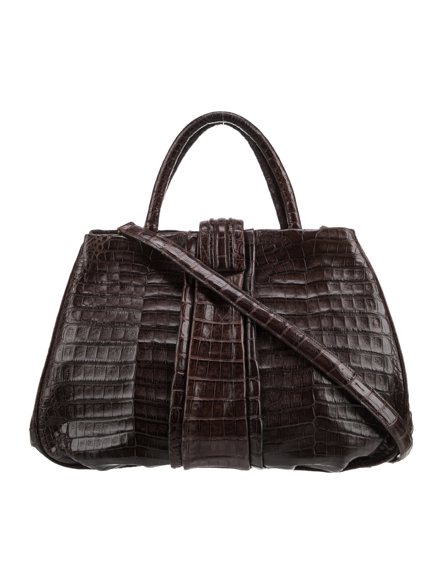 Nancy Gonzalez Crocodile Shoulder Bag