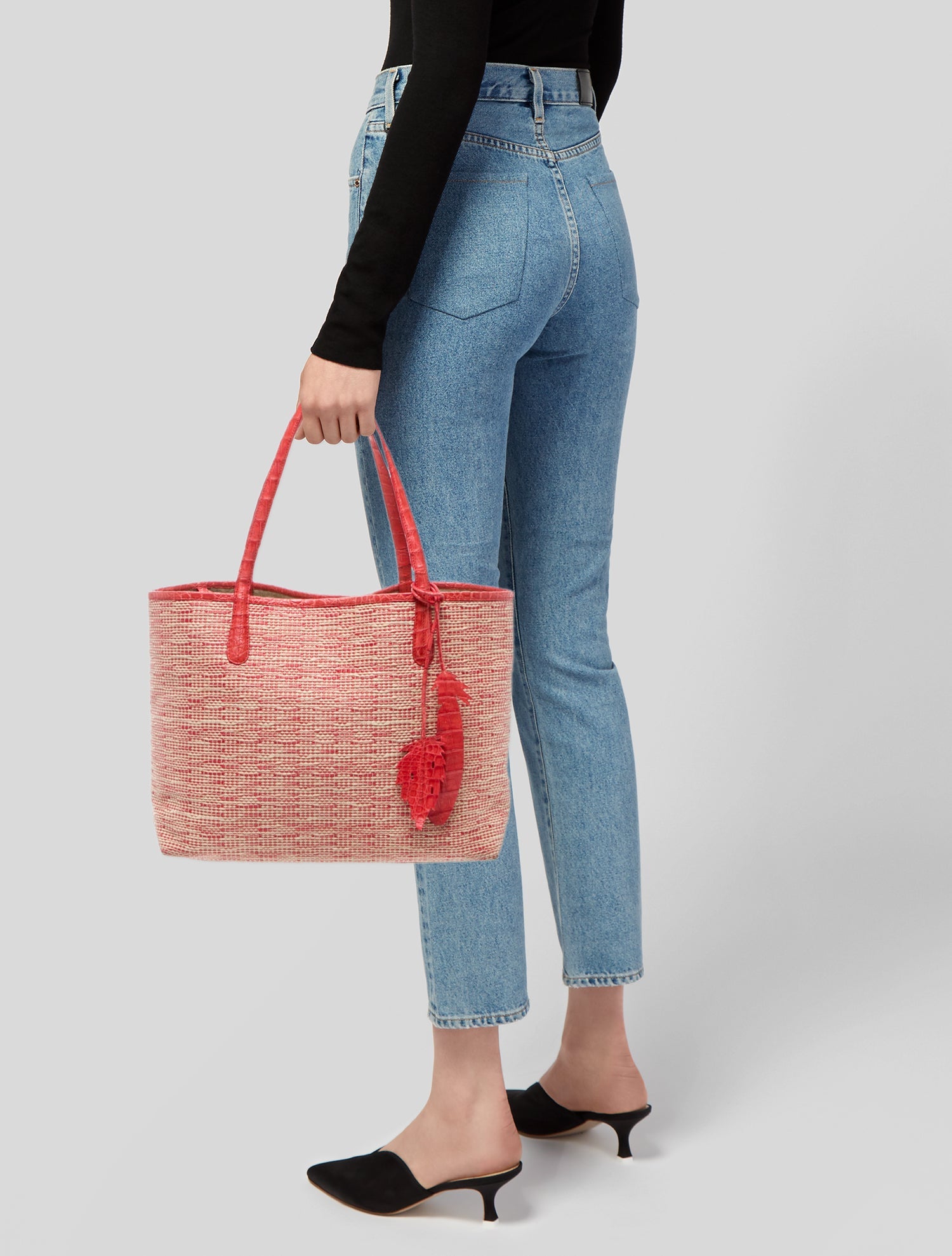 Nancy Gonzalez Raffia Tote