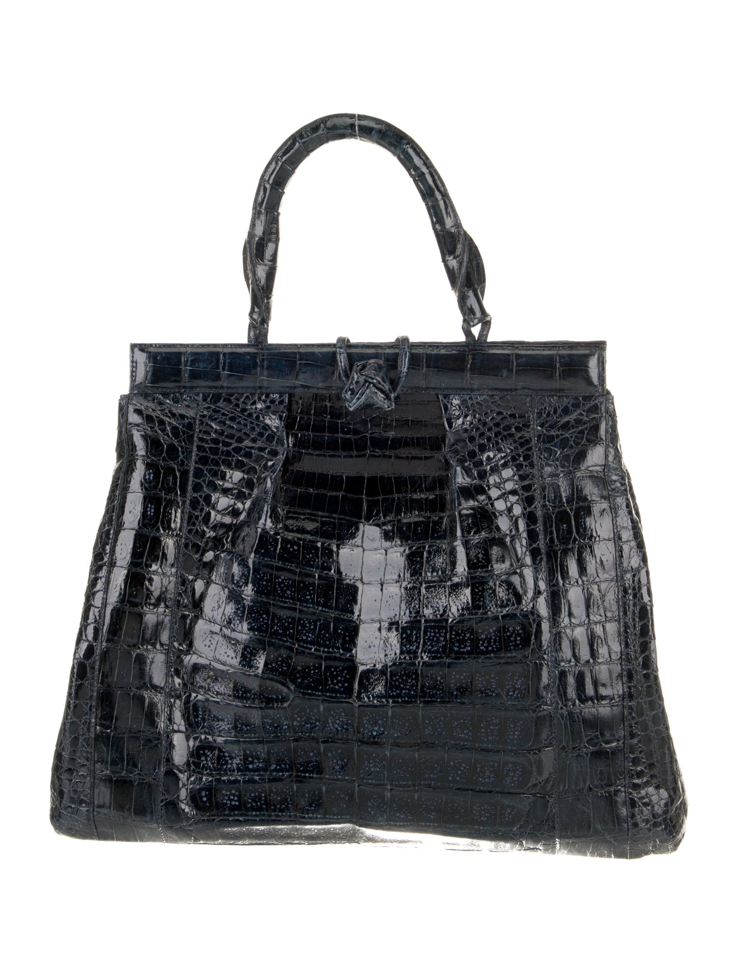 Nancy Gonzalez Crocodile Top Handle Bag