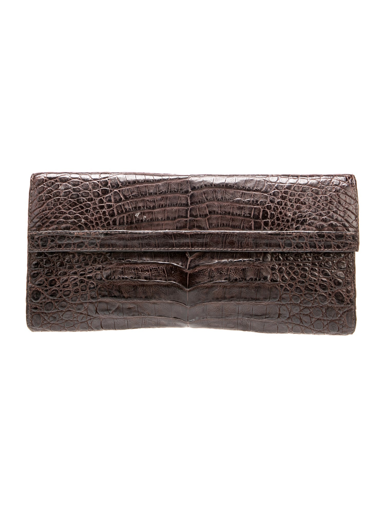 Nancy Gonzalez Crocodile Clutch