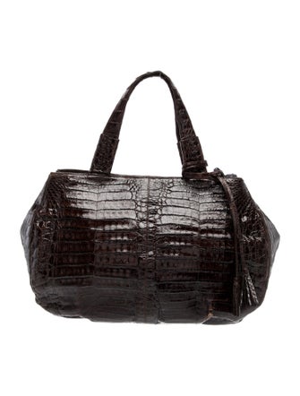 Nancy Gonzalez Crocodile Shoulder Bag