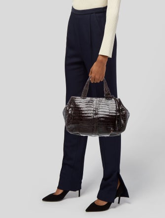 Nancy Gonzalez Crocodile Shoulder Bag