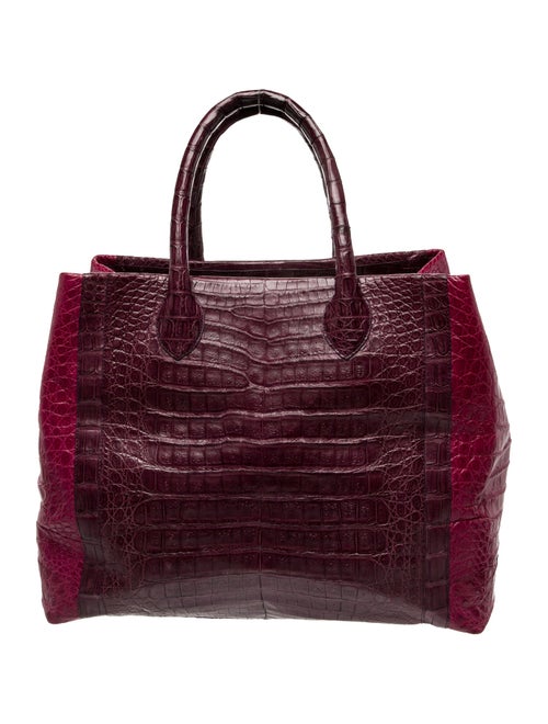 Nancy Gonzalez Crocodile Top Handle Bag