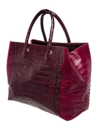 Nancy Gonzalez Crocodile Top Handle Bag
