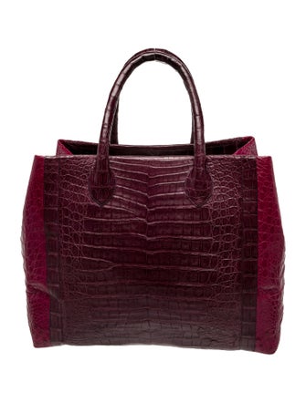 Nancy Gonzalez Crocodile Top Handle Bag