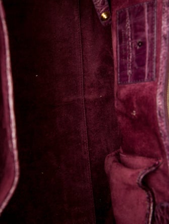 Nancy Gonzalez Crocodile Top Handle Bag