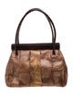 Nancy Gonzalez Snakeskin Shoulder Bag