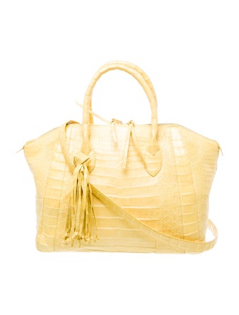 Nancy Gonzalez Crocodile Top Handle Bag