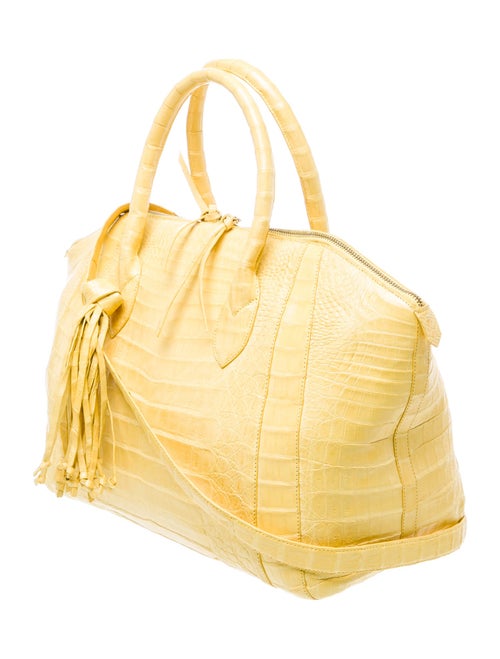 Nancy Gonzalez Crocodile Top Handle Bag