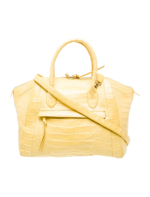 Nancy Gonzalez Crocodile Top Handle Bag