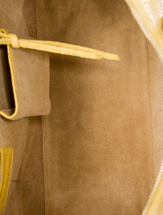 Nancy Gonzalez Crocodile Top Handle Bag